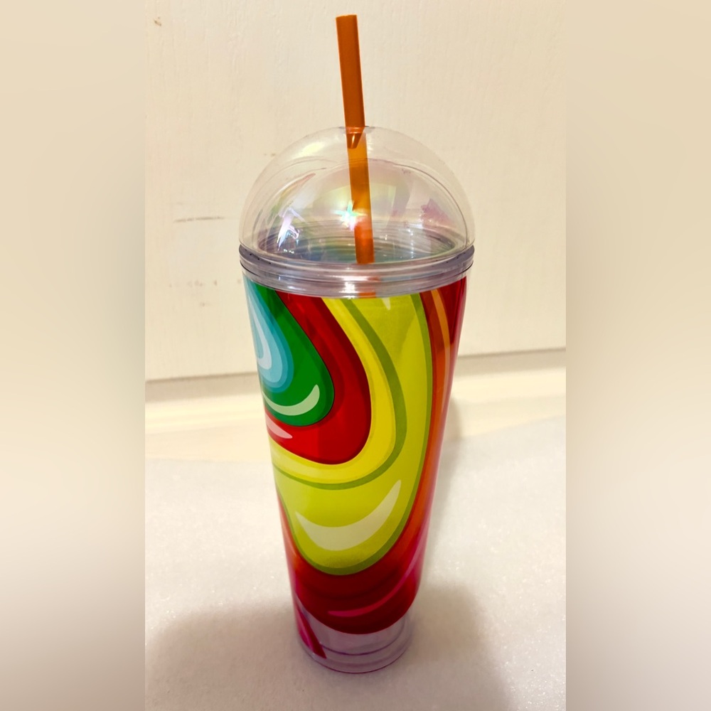 Starbucks Purple and Orange Tumbler. NEW WITH TAGS